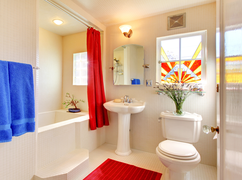 bathroom tile design & color ideas